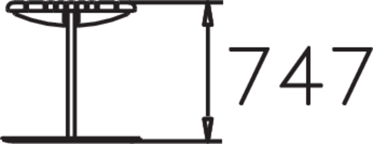 PARK PLACE BORD, GRÅTT