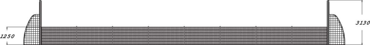 METALLARENA 20X11X3