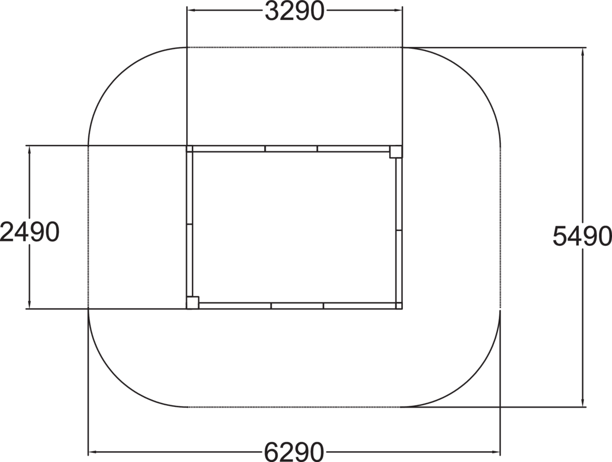 SANDLÅDA 2490X3290 MM, MÖRKBRUN/LIME