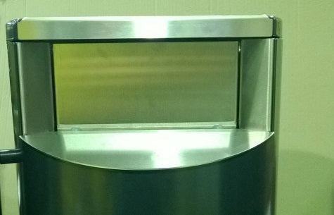 FÅGELSTOPP, 30 L SKRÄPKROG, ROSTFRI