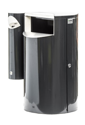SKRÄPKORG 30L, RAL 7024 GRÅ