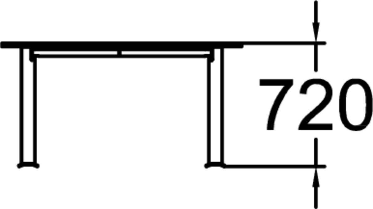 BORD, 1400X685X750, HPL
