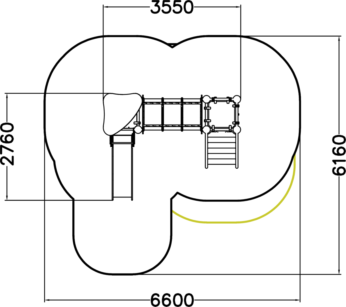 RADIUM KLÄTTERLEK MED TUNNEL