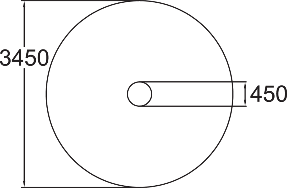 RUBBER BUTTON, BLÅ