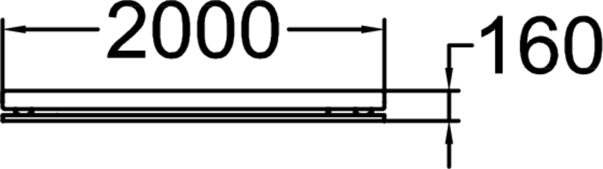 STÅ-/SITTRÄCKE, H=719
