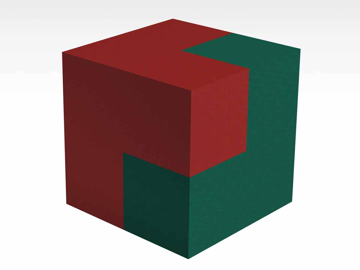 SOFTBLOCK 3D, 400X400X400, GRÖN