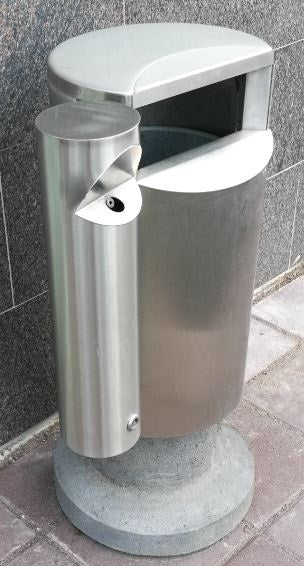 SKRÄPKORG 30L ROSTFRI
