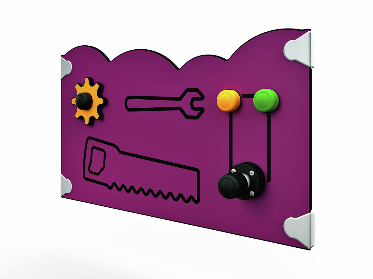LEKPANEL, JUNIORENS VERKTYG, FUCHSIA