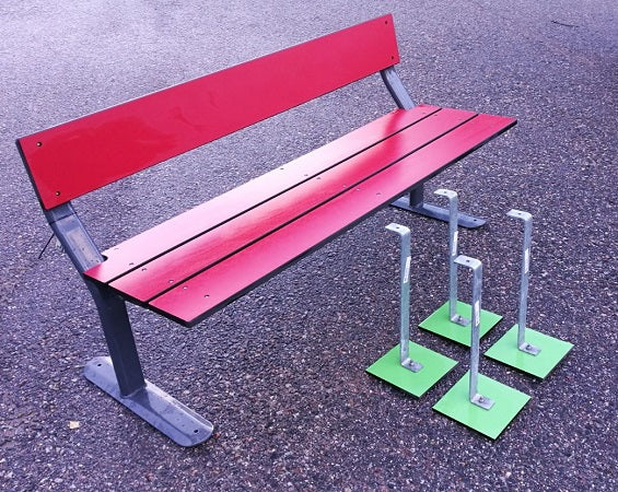 FUNDAMENT FÖRANKRINGSDETALJ TILL PARKMÖBLER