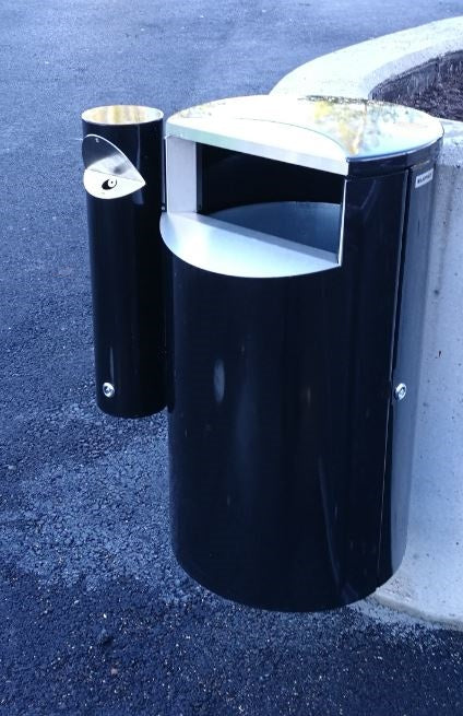 SKRÄPKORG 30L, RAL 7024 GRÅ