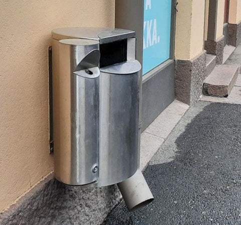 ASKKOPP ''SIDE'', ROSTFRI'