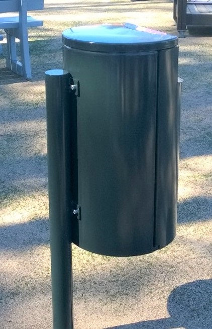 STOLPE 60X1200 RAL 7024 GRÅ