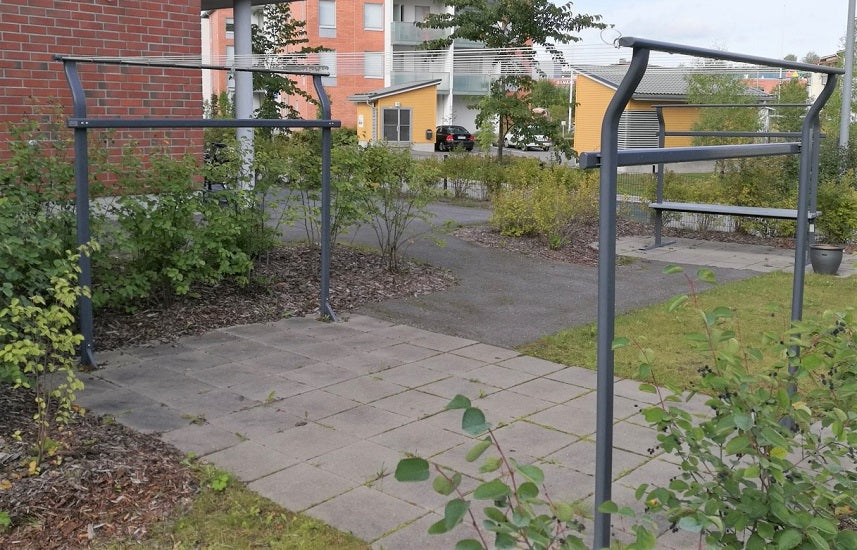 TORKSTÄLL, VINKLAT ÖVERRÖR, GRÅ