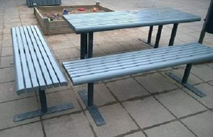 PARK PLACE BÄNK, GRÅ