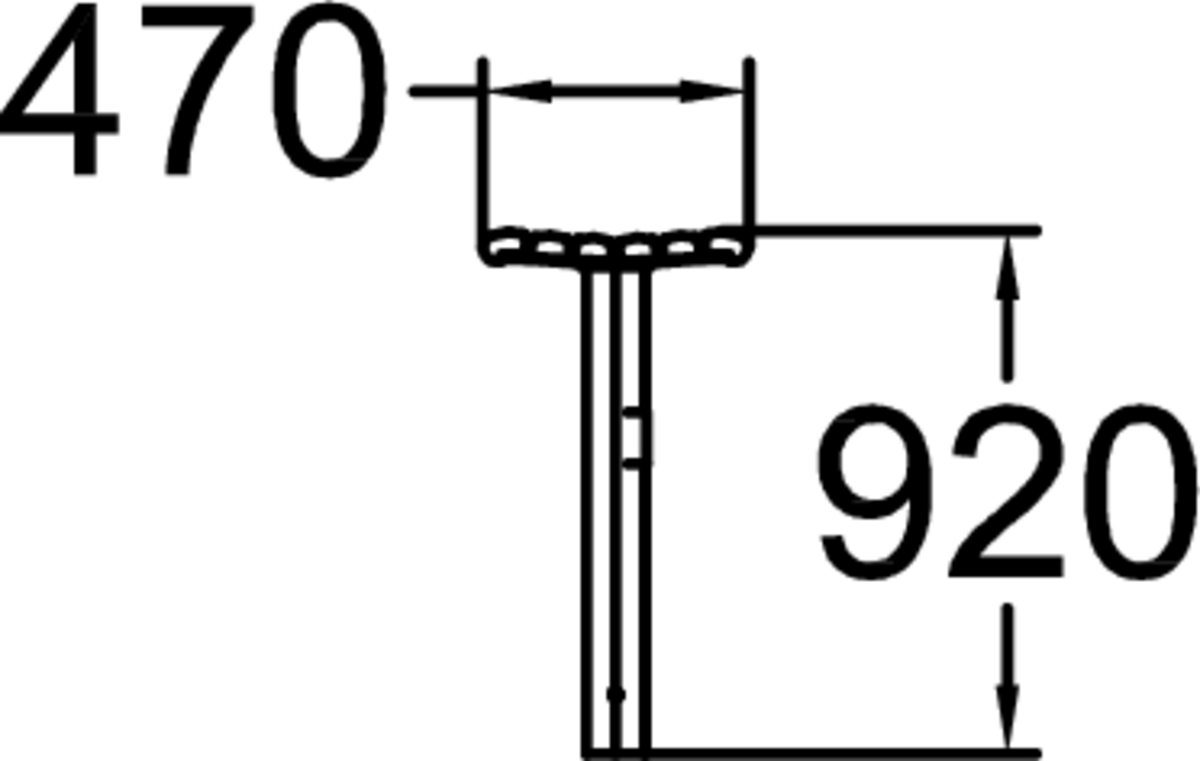 STRÖGET BÄNK UTAN HANDTAG