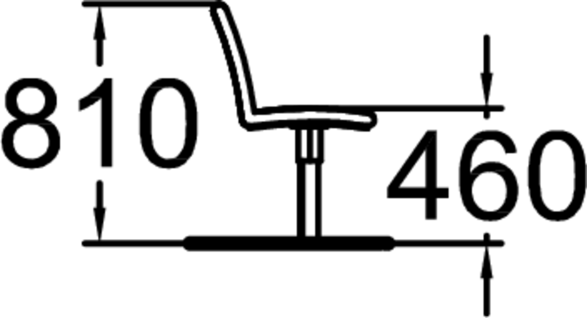 NIFO SNURRFÅTÖLJ UTAN ARMSTÖD