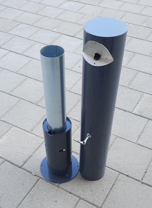 ASKKOPP, FRISTÅENDE 900x160 RAL7024