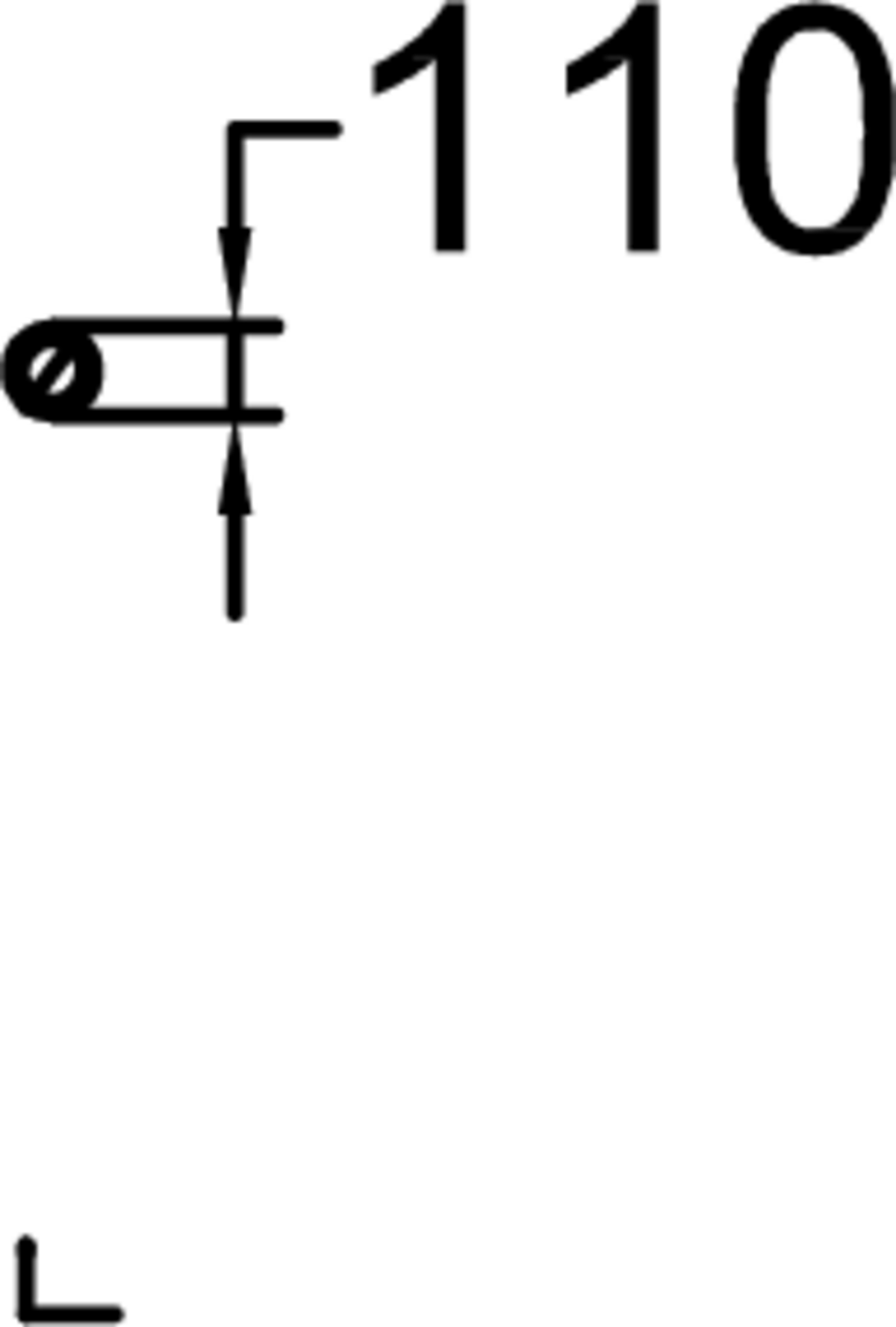 STRÖGET, LÖSTAGBAR POLLARE, HÖJD 910 MM, DIAMETER = 108 MM