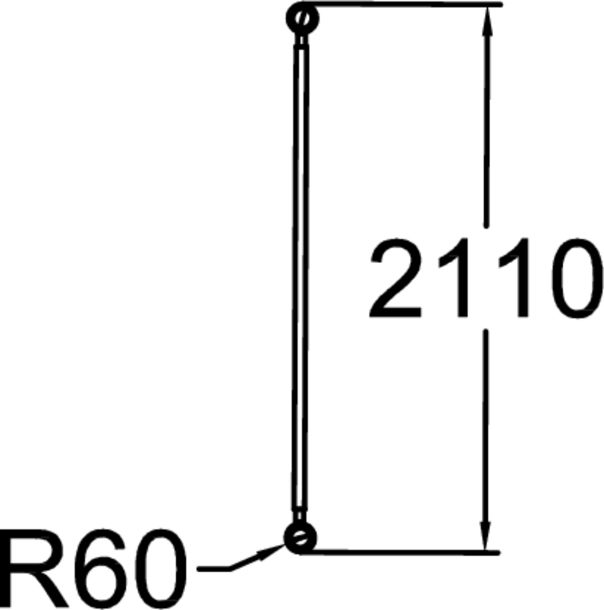 STRÖGET STAKET 900MMx2000MM