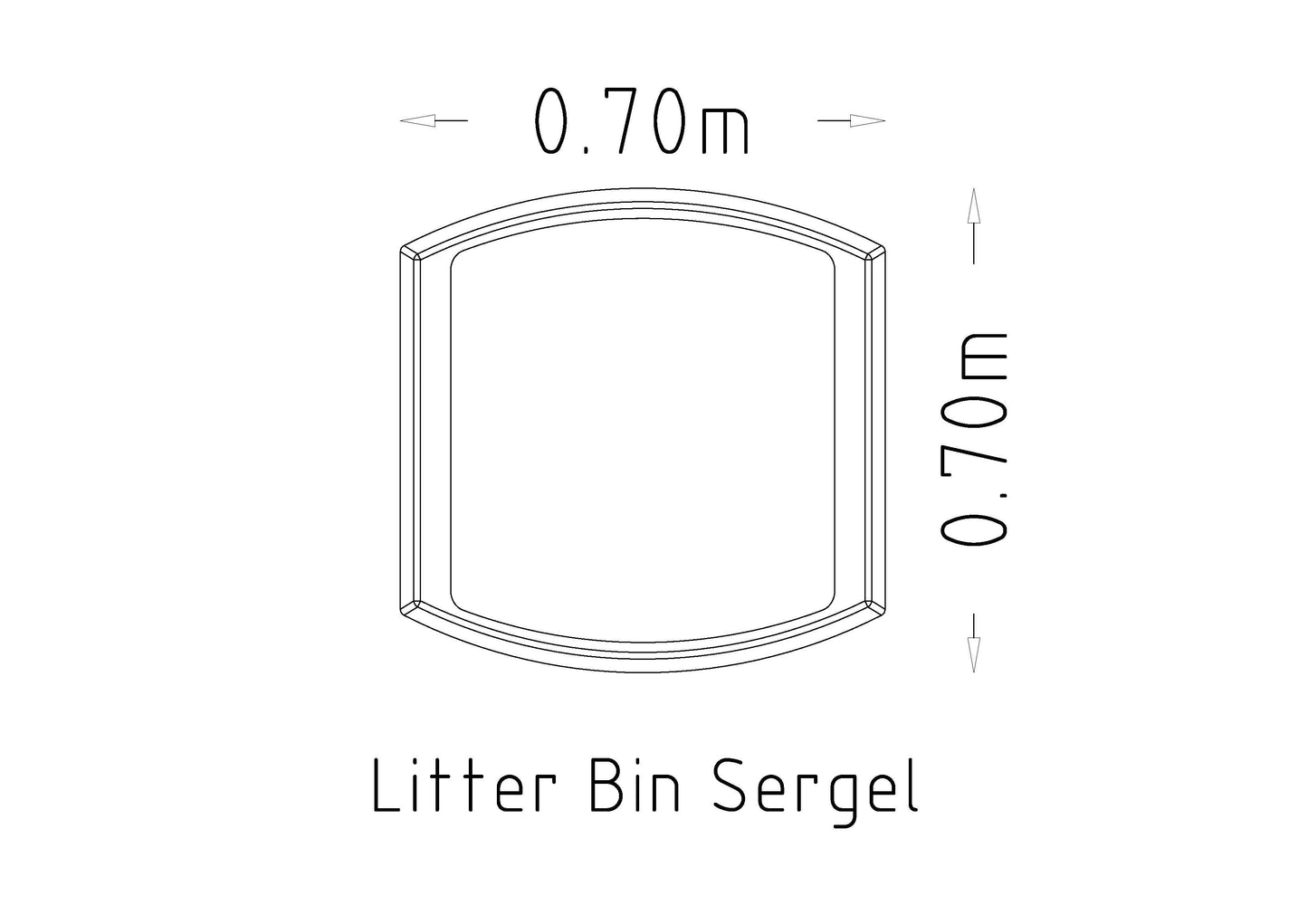 Papperskorg Sergel