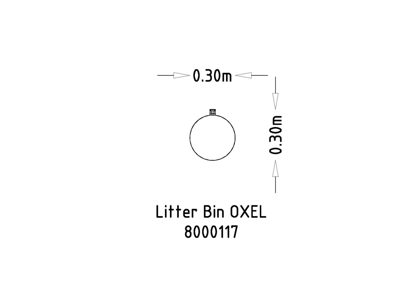 Papperskorg Oxel