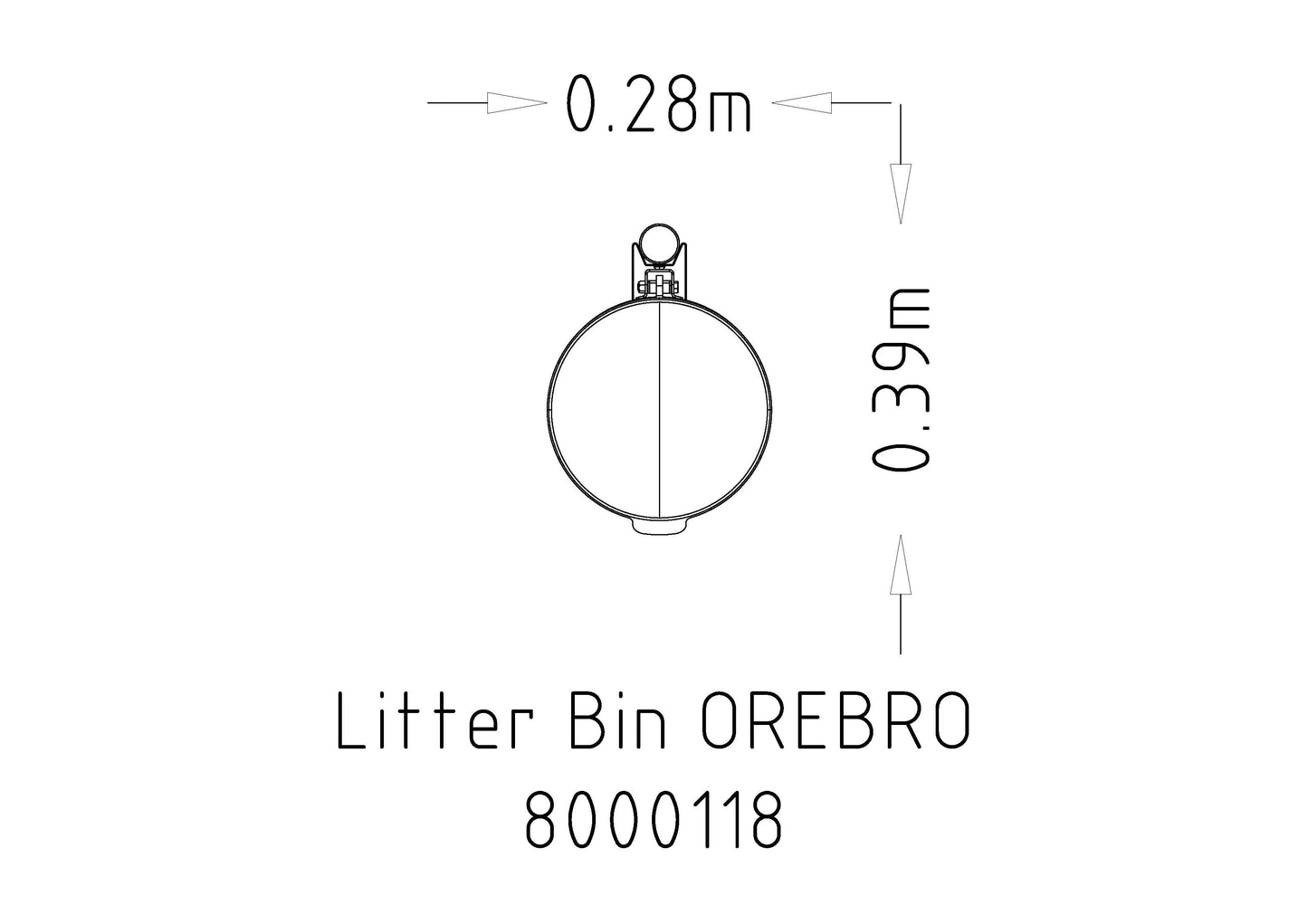 Papperskorg Örebro