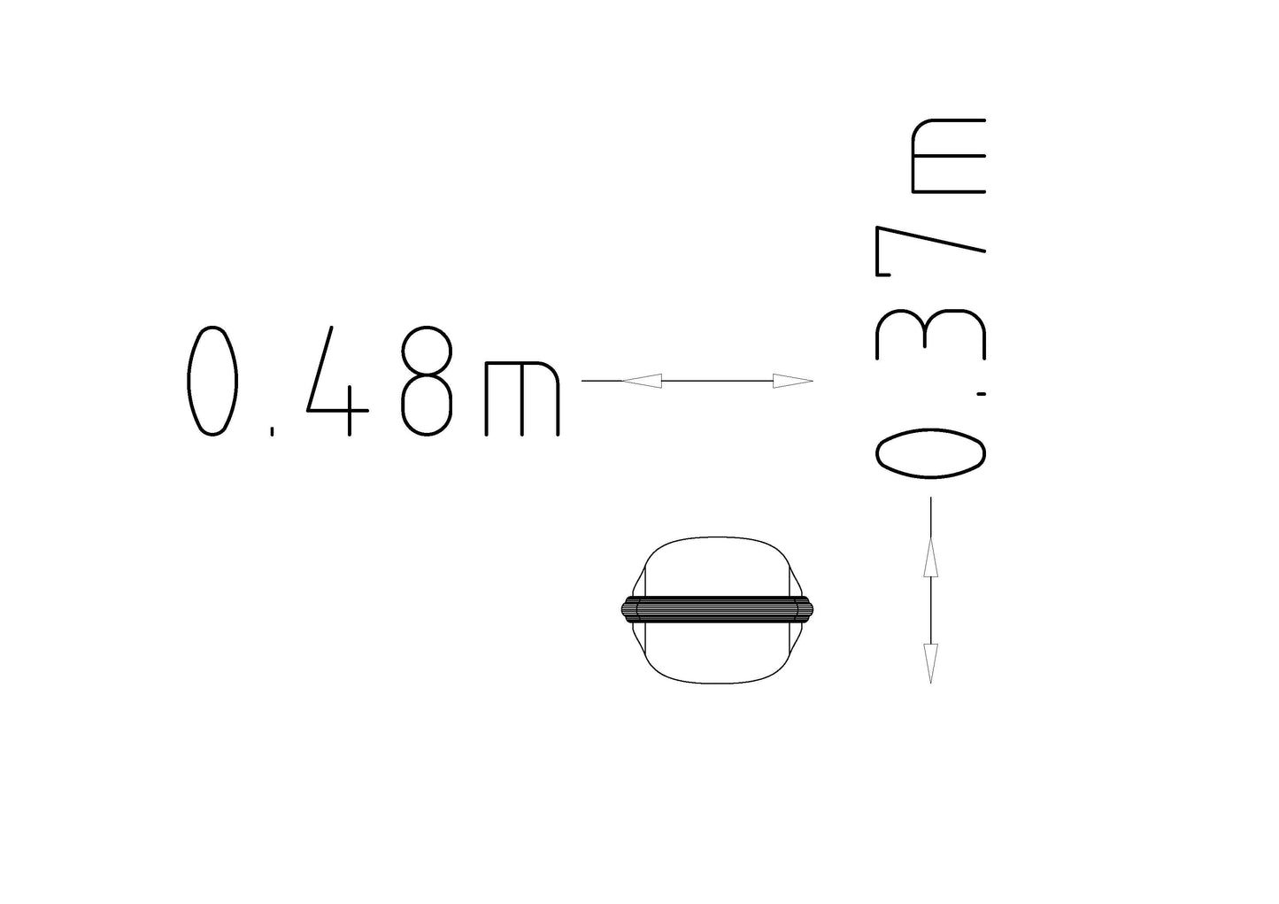 Papperskorg Ellipse