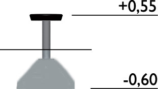 Plattform Hopper (0.55 m)