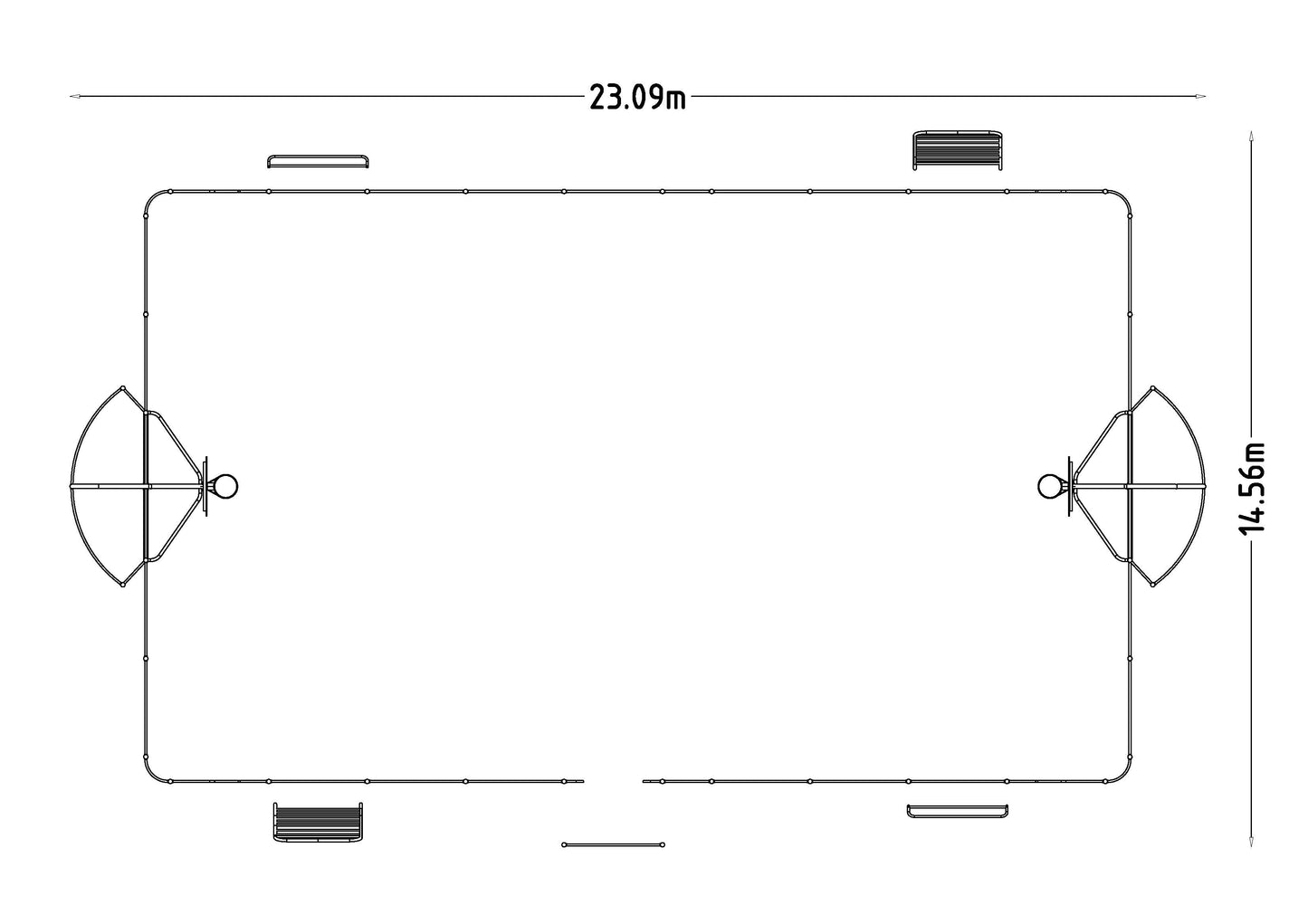 Arena Atlanta 20x12 m