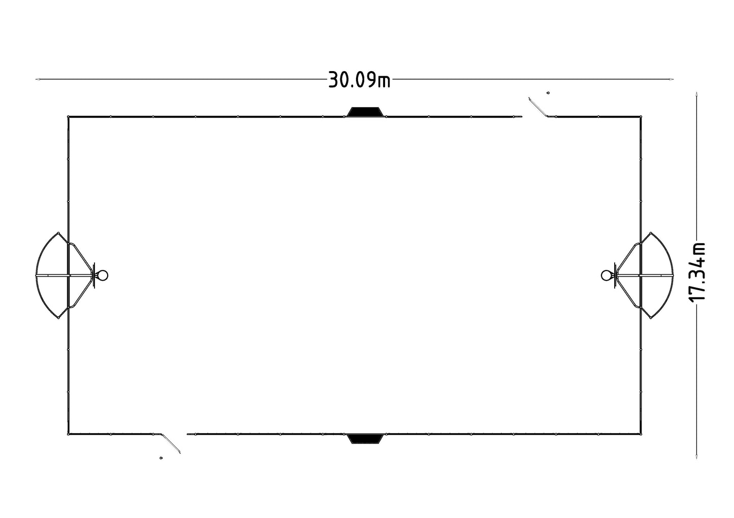 Arena Miami 27x15 m