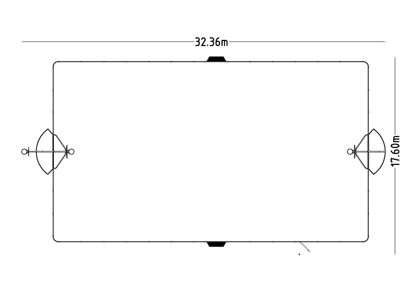 Arena Montana 28x16 m