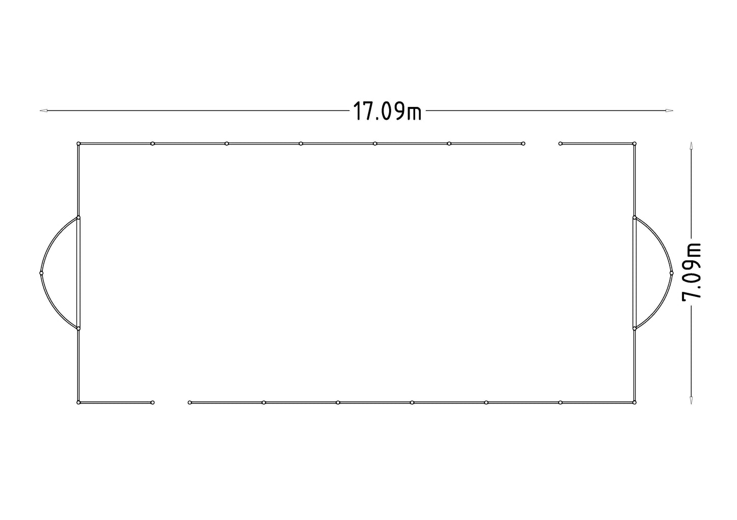 Arena Sioux 15x7 m