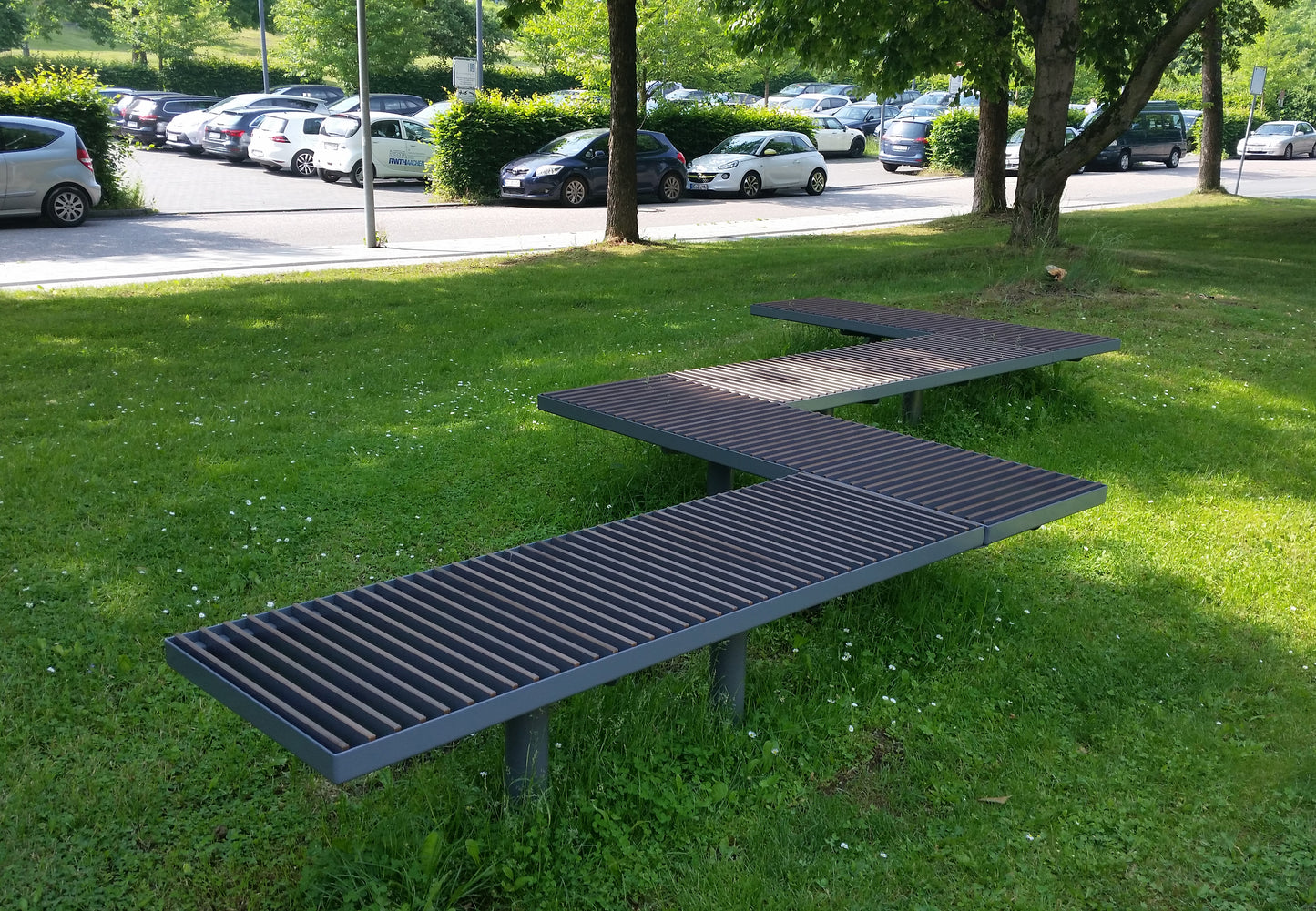 Parkbänk Grid