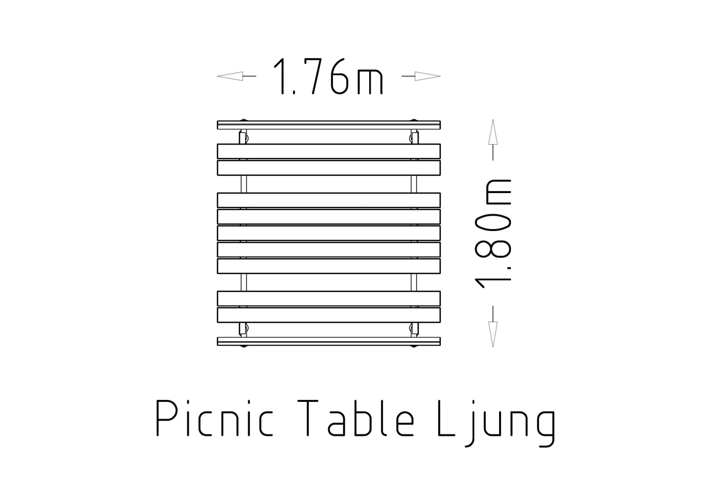 Picknickbord Ljung