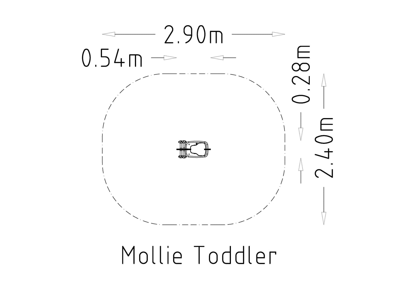 Fjädergunga Mollie