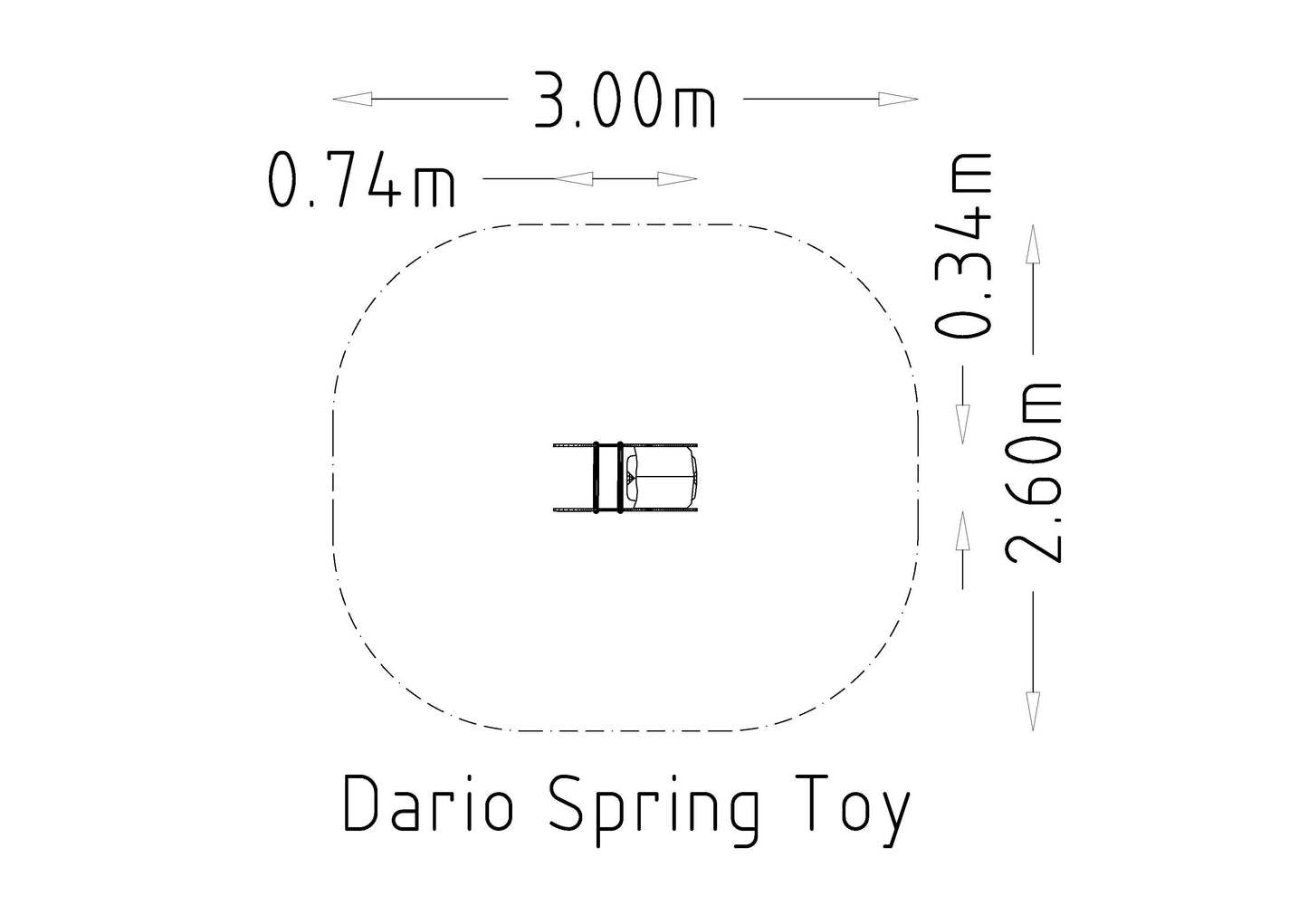 Fjädergunga Dario