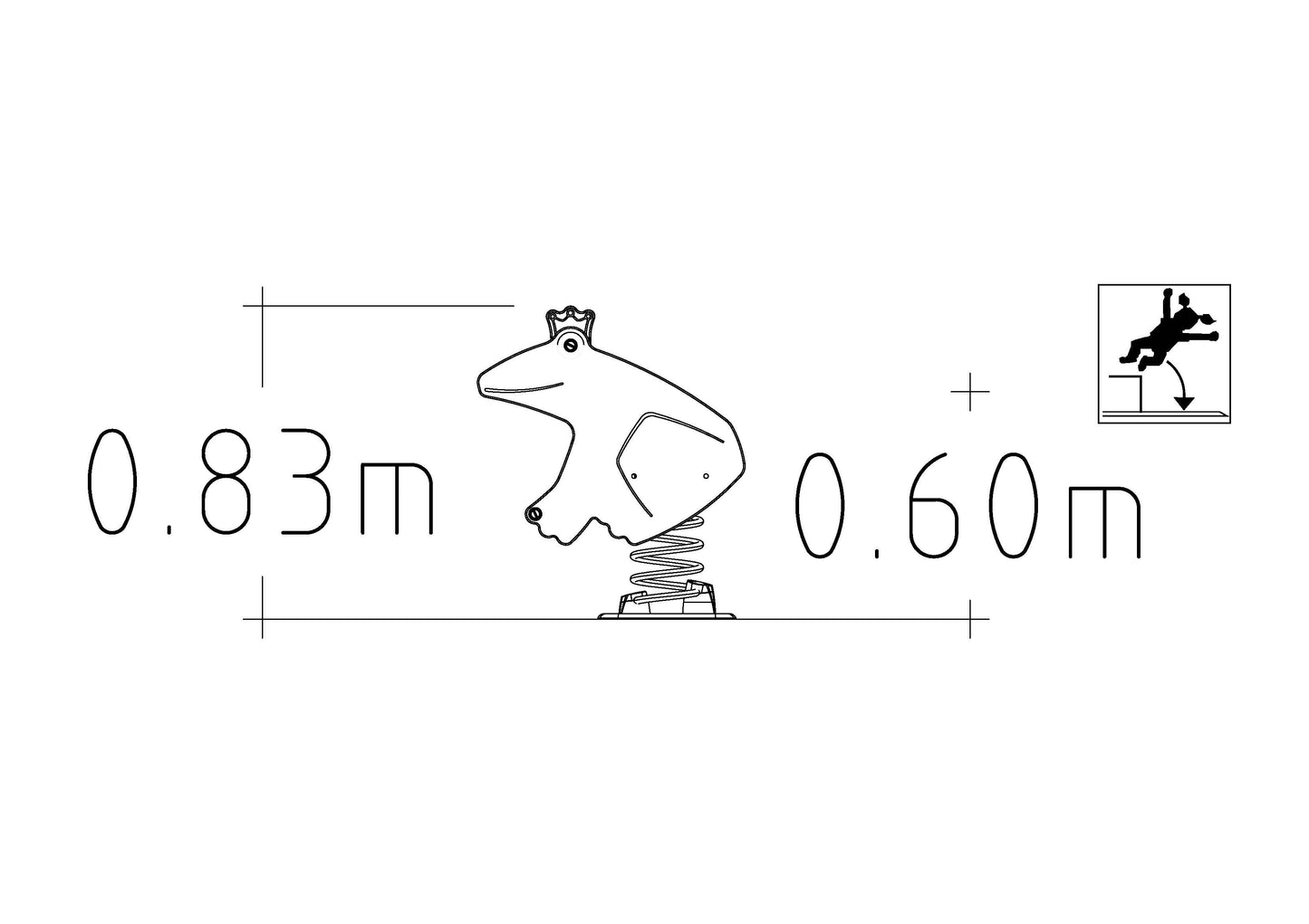 Fjädergunga Prinsy