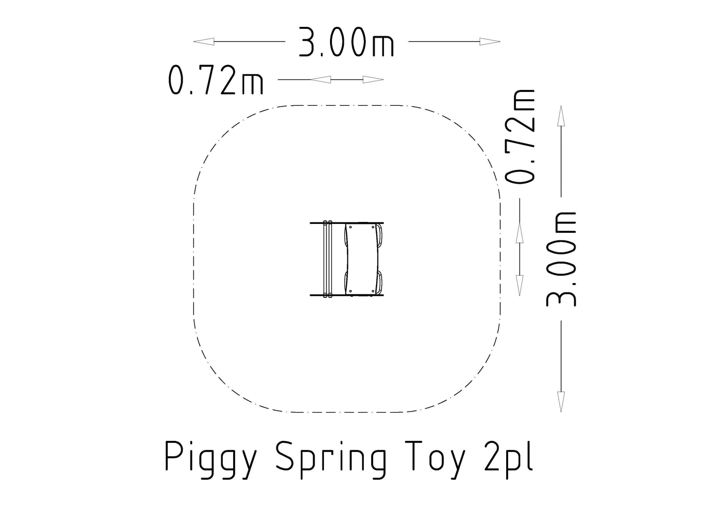 Fjädergunga Piggy