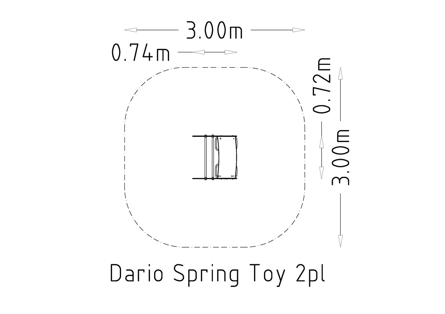 Fjädergunga Dario