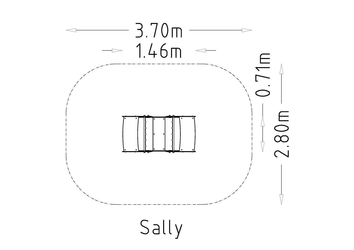 Fjädergunga Sally