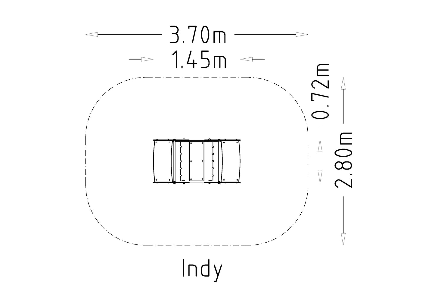 Fjädergunga Indy