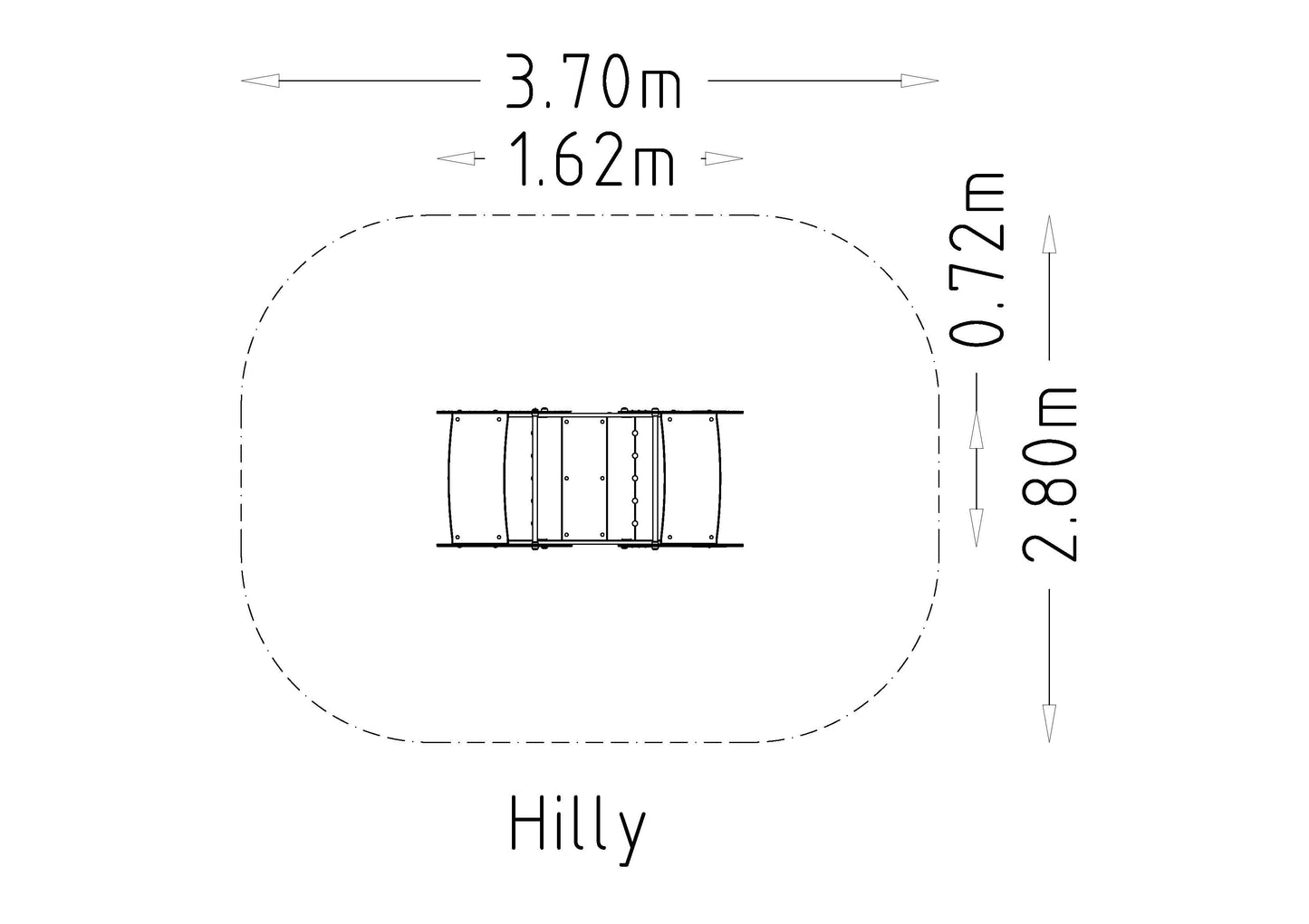 Fjädergunga Hilly