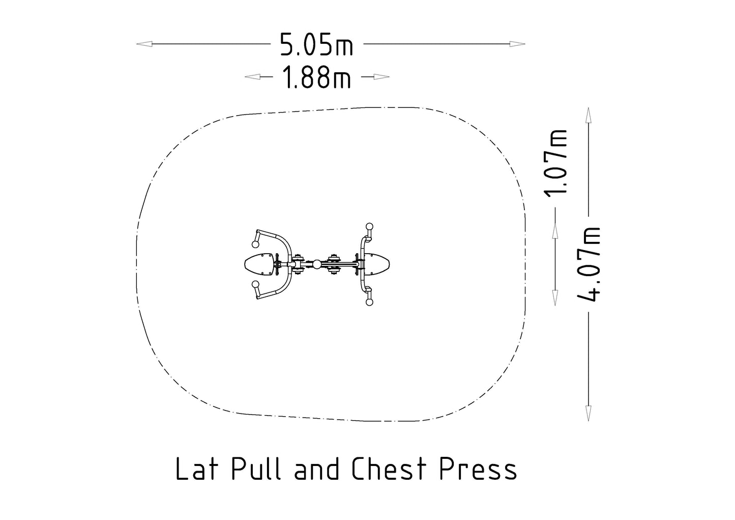 HAGS Lat Pull & Chest Press