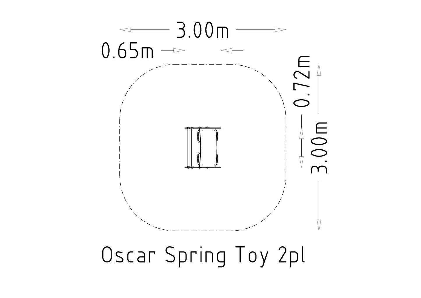 Fjädergunga Oscar
