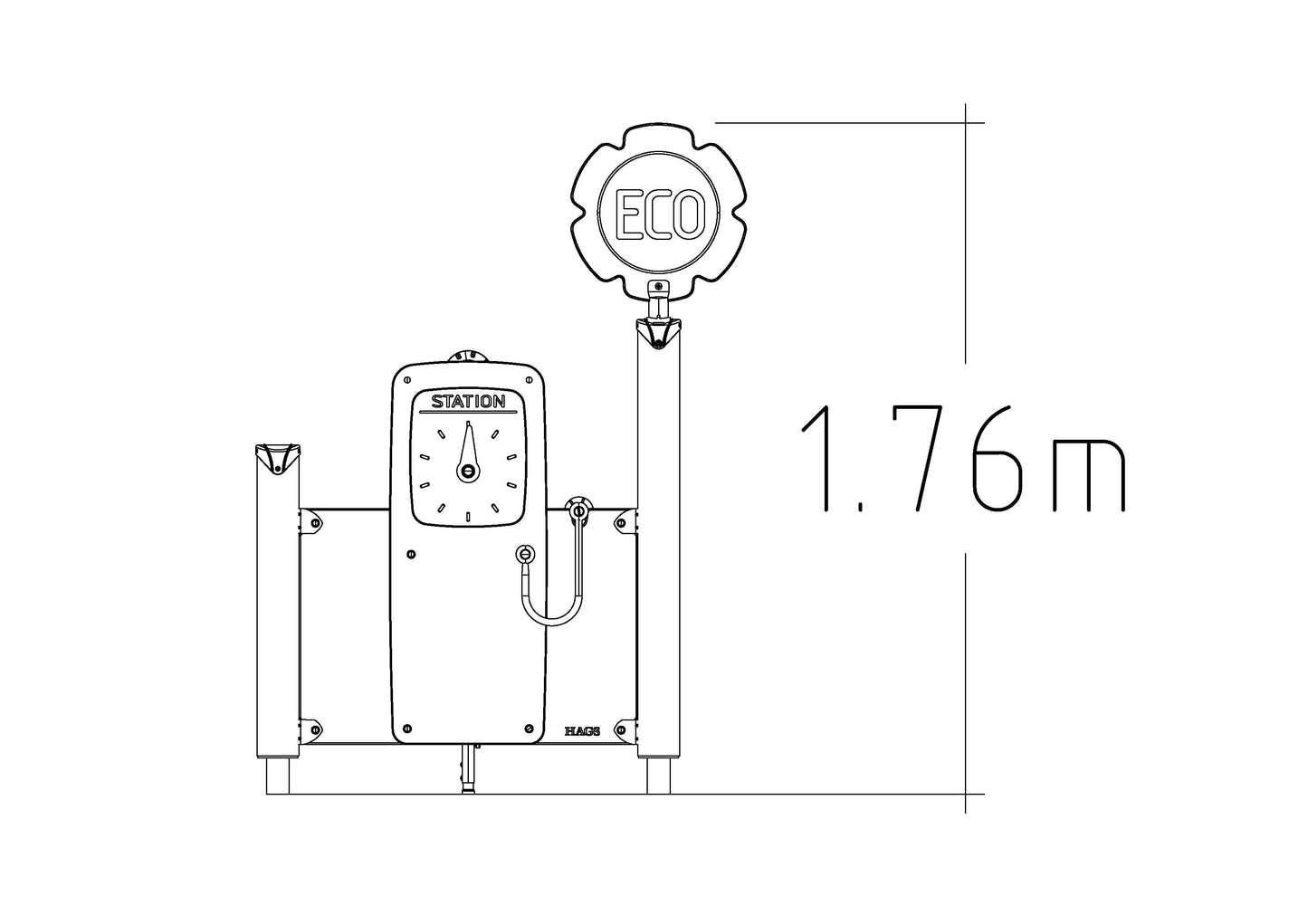 Lekpanel ECO Station