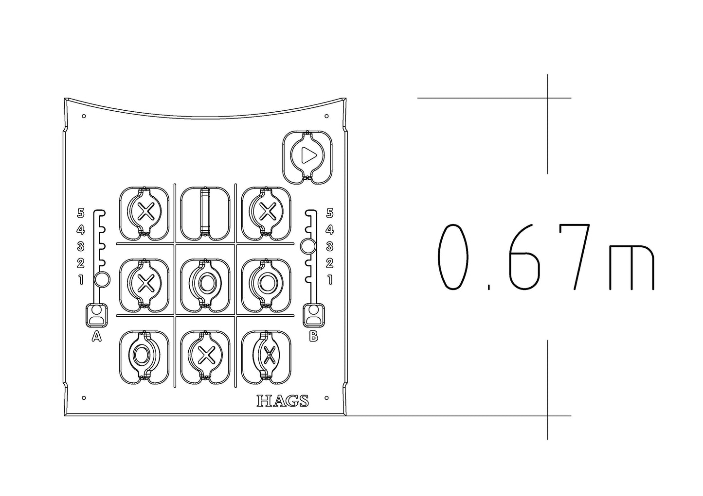 Lekpanel Luffarschack