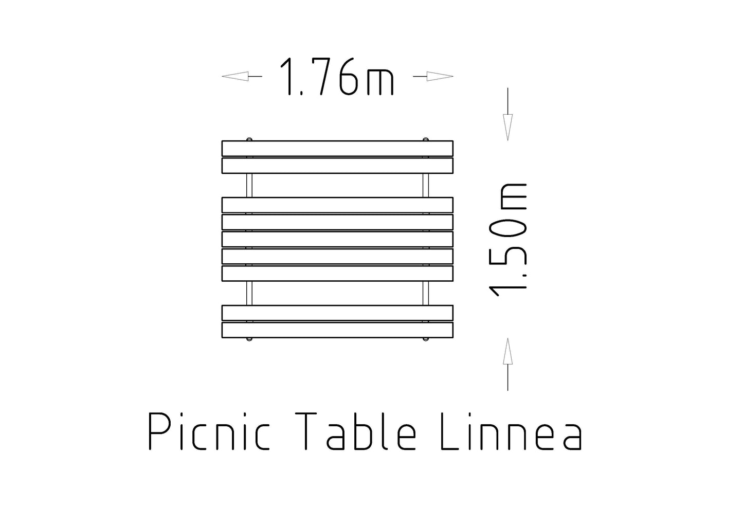 Picknickbord Linnea