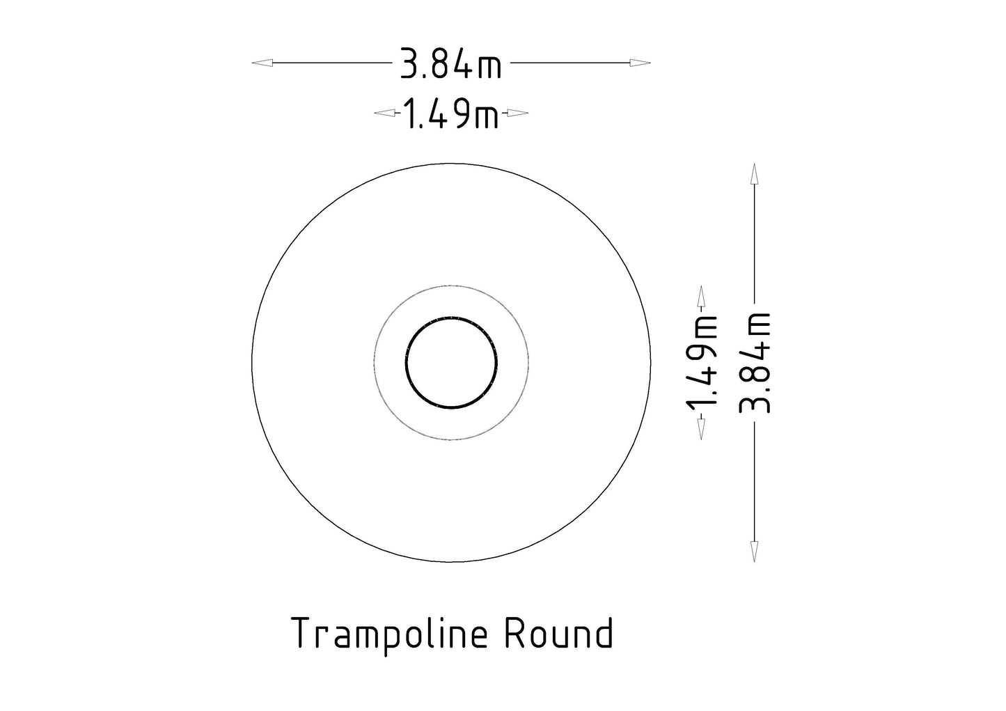 Trampolin Rund