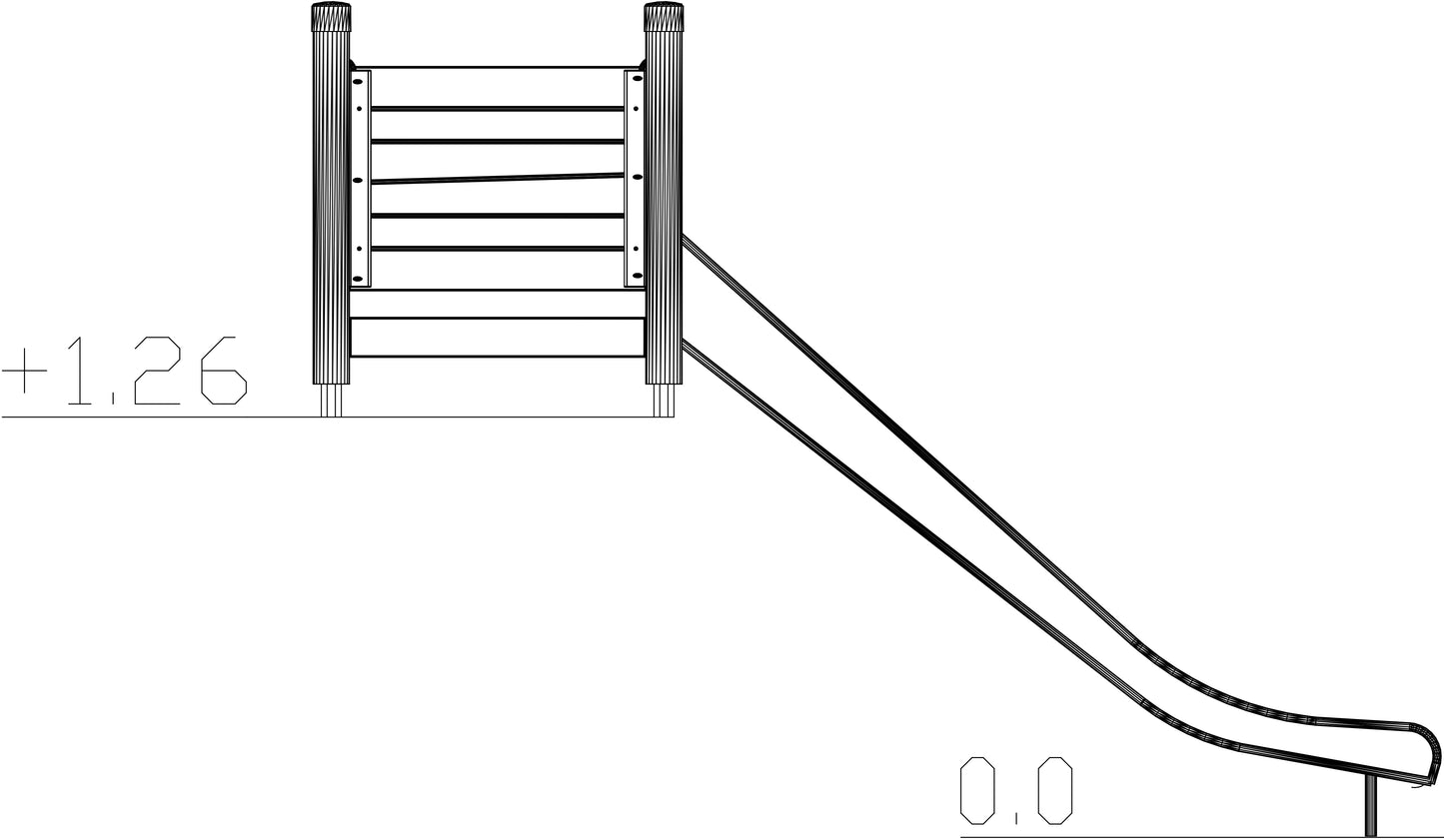 Släntrutsch Galax 0,45/1,5M