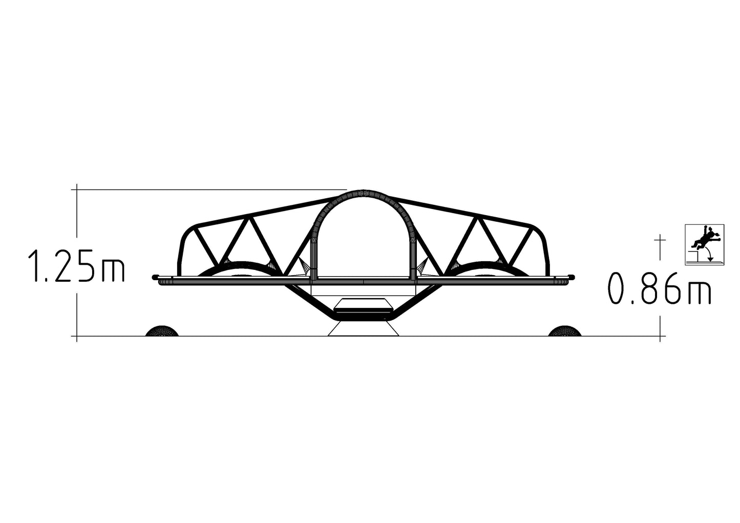 Vippgunga Unity Teeter Tunnel